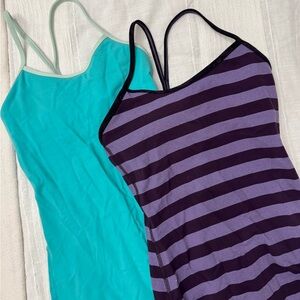 lululemon athletica Blue and Purple Tank Tops Bundle | Size 2